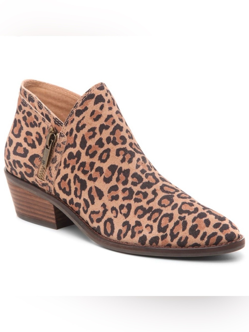 🖤🖤Lucky Brand Women's Basel Ankle Booties Toffee Barillos Color size 7.5 W